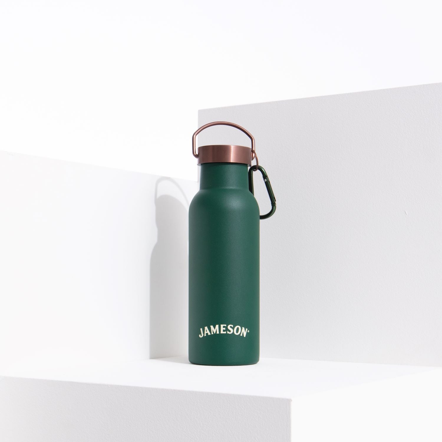 Green jameson water bottle